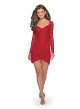 Load image into Gallery viewer, La Femme Short Dress Style 28232