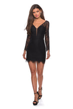 Load image into Gallery viewer, La Femme Short Dress Style 28233