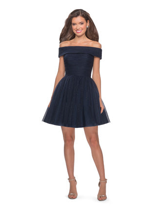 La Femme Short Dress Style 28234