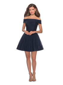 La Femme Short Dress Style 28234