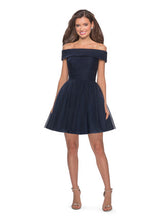 Load image into Gallery viewer, La Femme Short Dress Style 28234