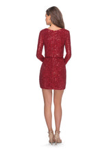 Load image into Gallery viewer, La Femme Short Dress Style 28316
