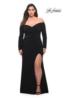 La Femme Plus Size Dress 29530