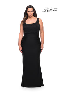 La Femme Plus Size Dress 29645