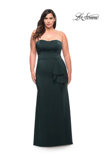 La Femme Plus Size Dress 29664