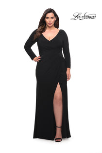 La Femme Plus Size Dress 30071