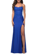 Load image into Gallery viewer, La Femme Prom Dress 30196
