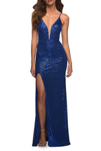 Load image into Gallery viewer, La Femme Prom Dress 30388